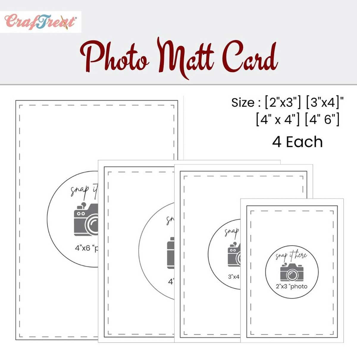 CrafTreat Photo Mat Cards [CSS004]