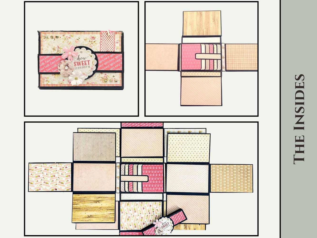 CrafTreat Scrapbook Blanks - Expanding Folio - Kraft [CAB023] - Image 3