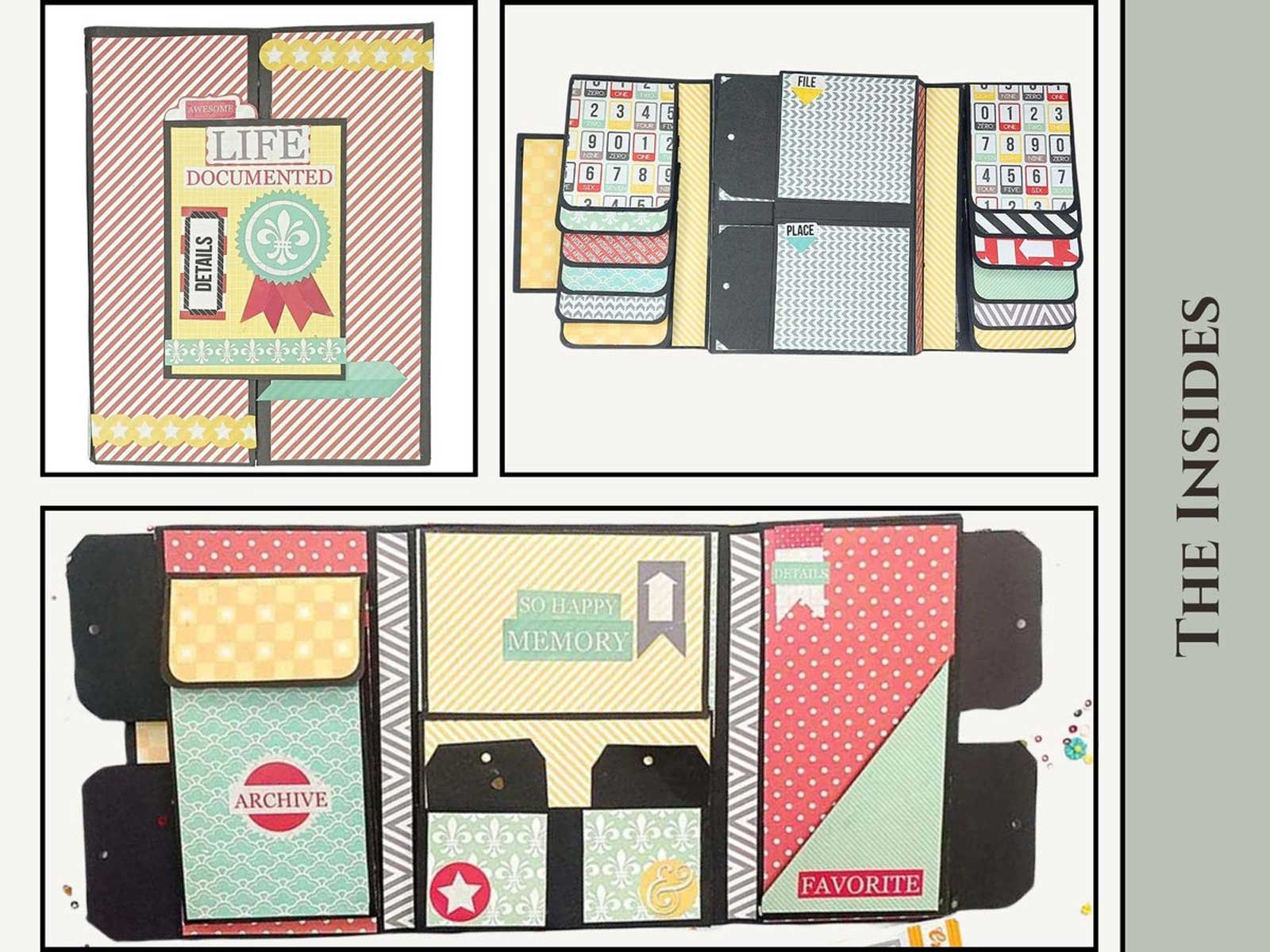 CrafTreat Scrapbook Blanks - Gate Fold Folio - White [CAB031] - Image 3
