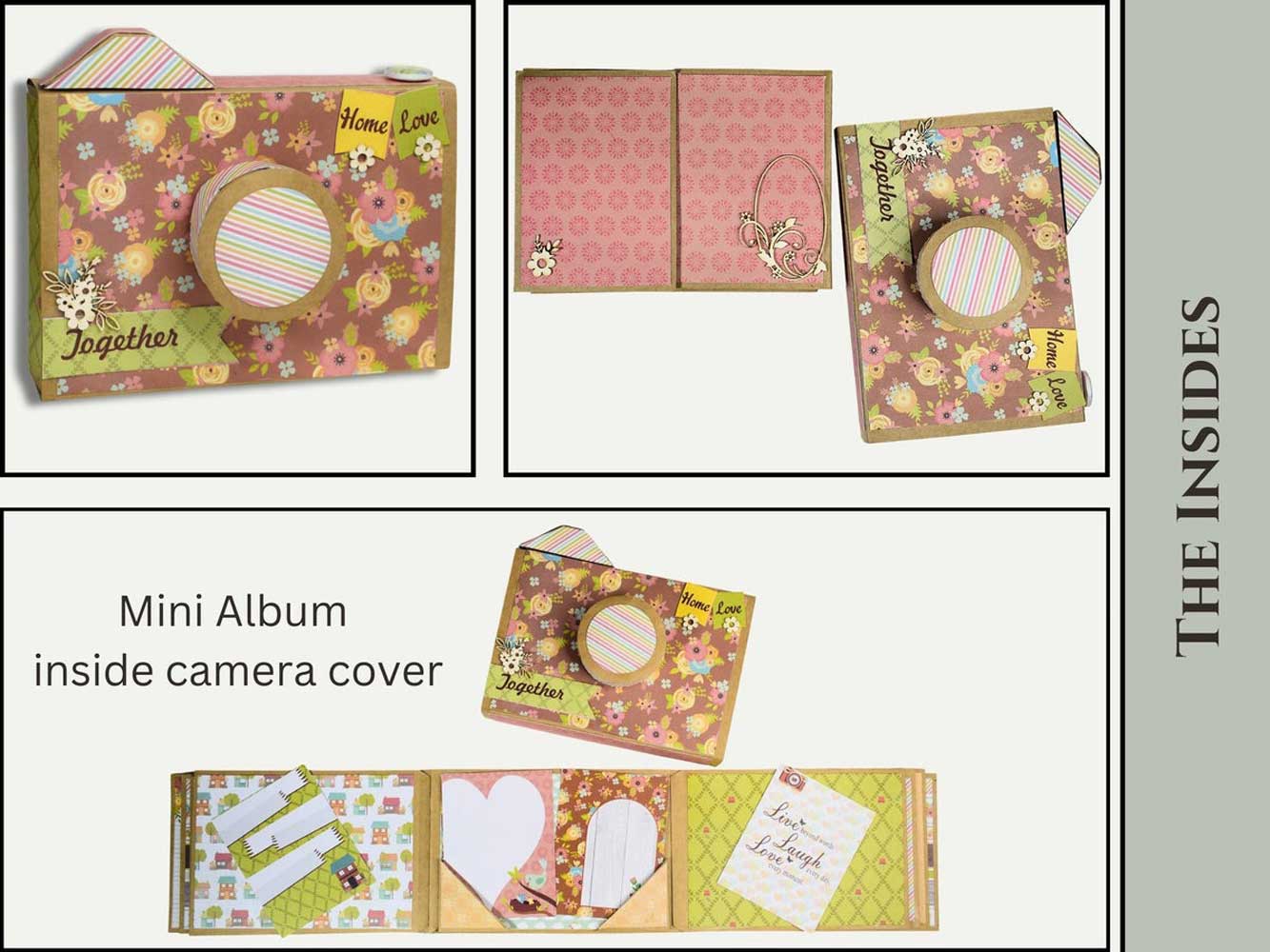 CrafTreat Scrapbook Blanks - Matchbox Camera - Black & Kraft [CAB009] - Image 3