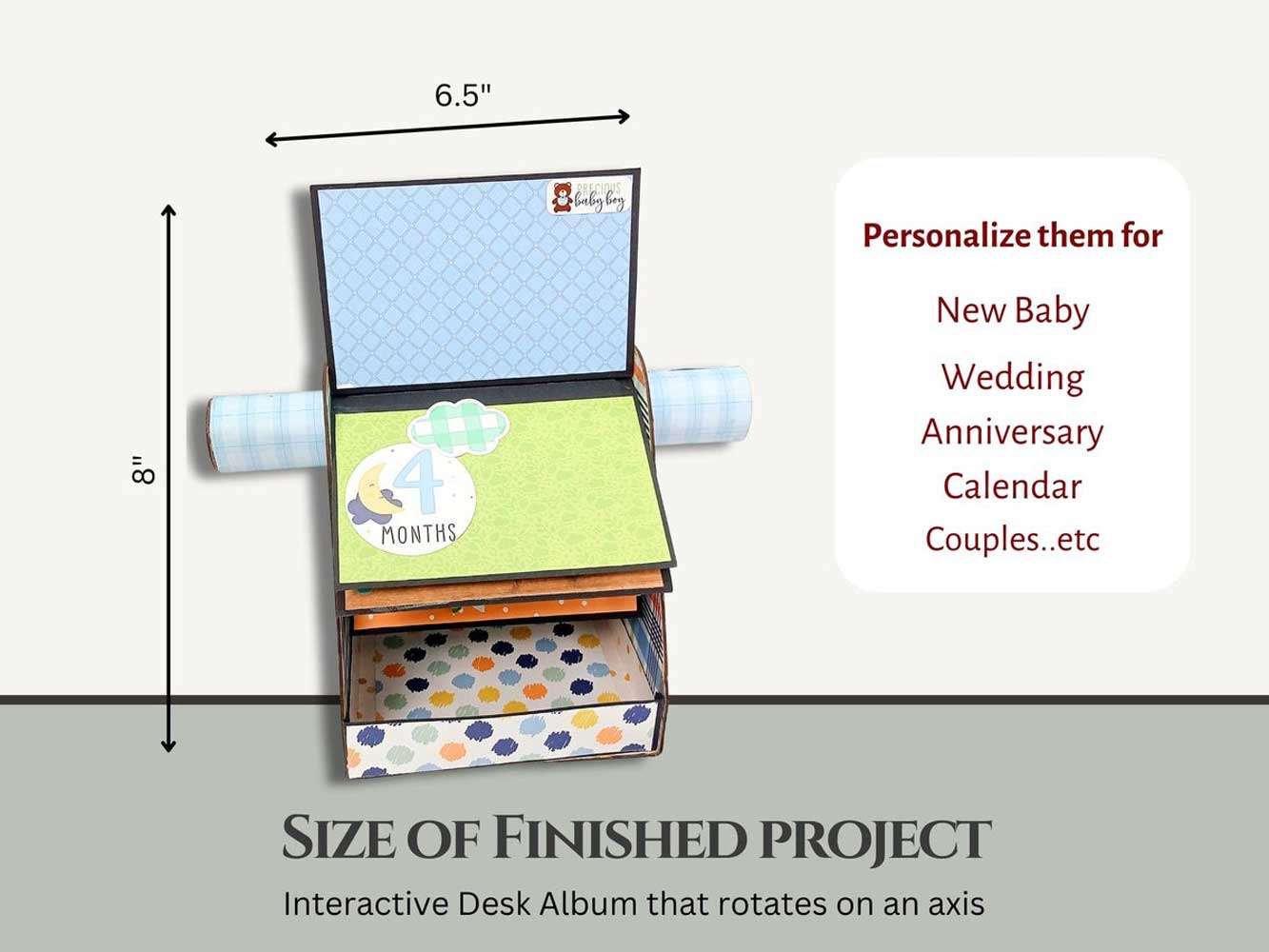 CrafTreat Scrapbook Blanks - Rolodex - Black [CAB014] - Image 2