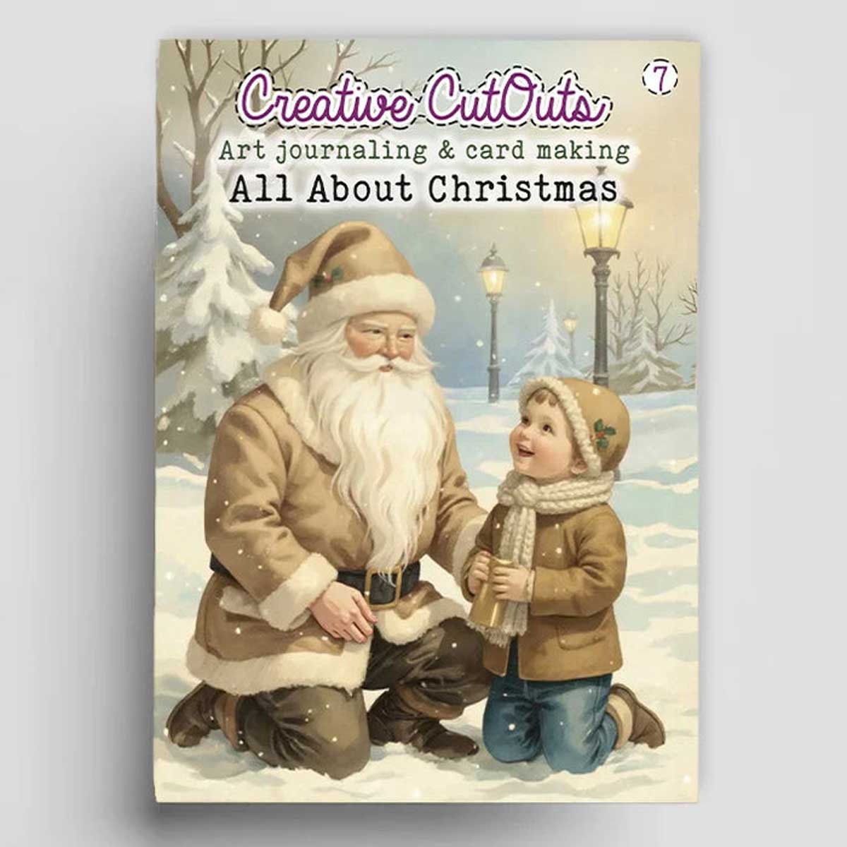 Creatief Art Art Journaling & Card Making Book - All About Christmas [CCOBOEK-007]