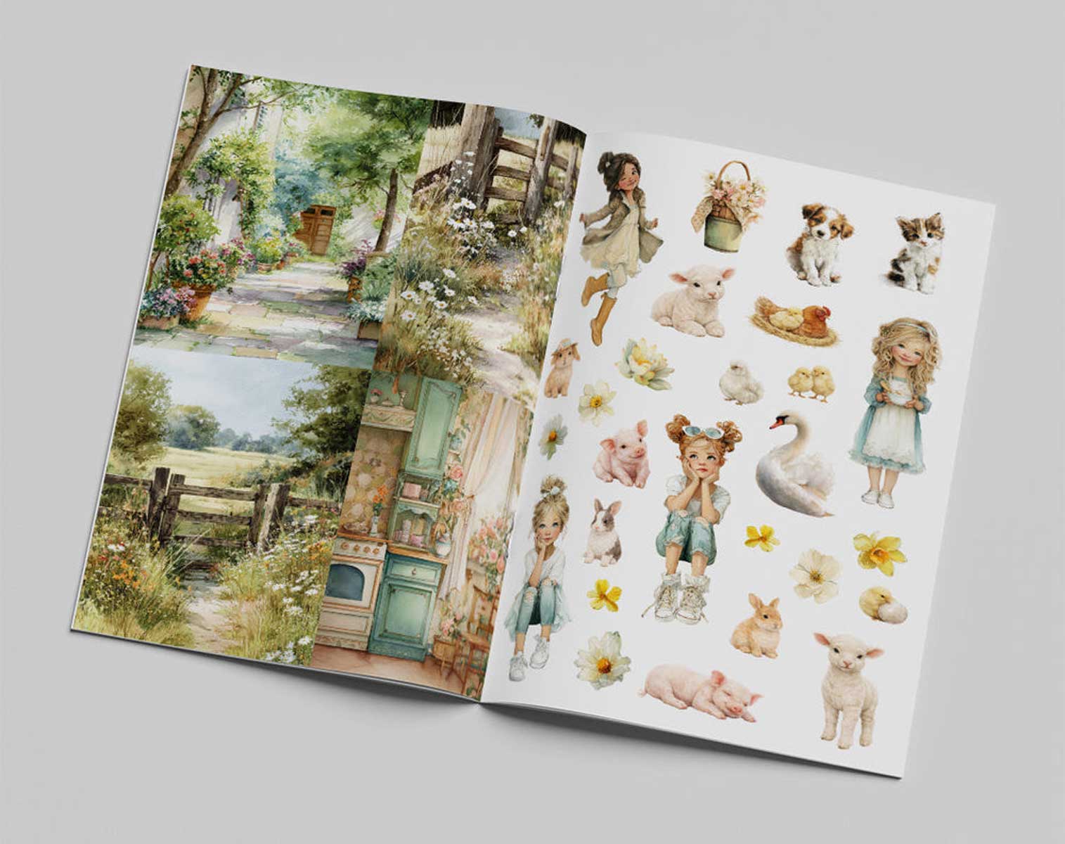 Creatief Art Art Journaling & Card Making Book - In Full Bloom [CM-BOEK-001] - Image 2