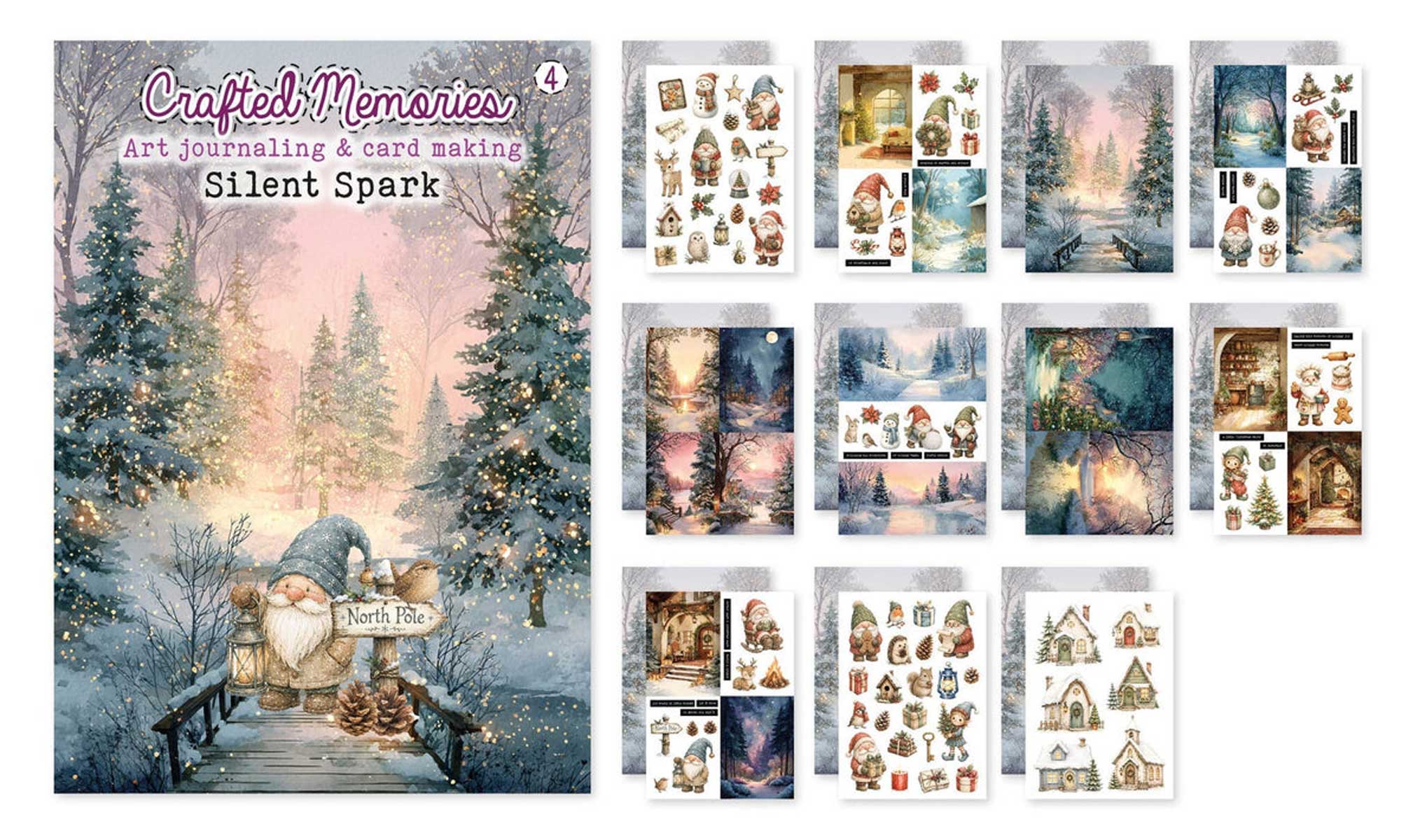 Creatief Art Art Journaling & Card Making Book - Silent Spark [CM-BOEK-004] - Image 2