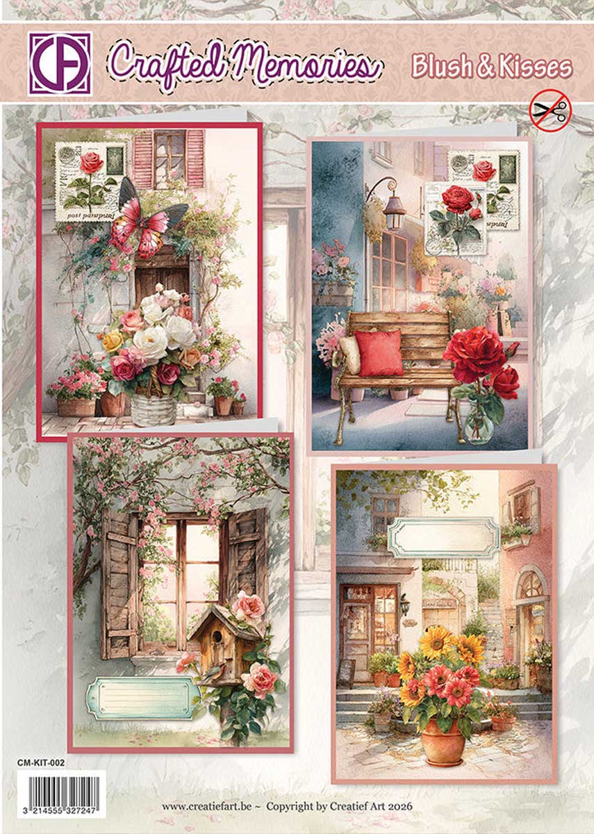 Creatief Art Card Kit - Blush & Kisses [CM-KIT-002]