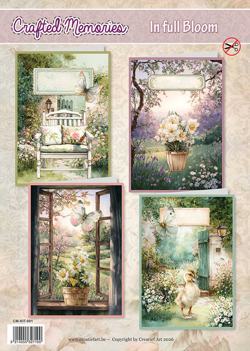 Creatief Art Card Kit - In Full Bloom [CM-KIT-001]