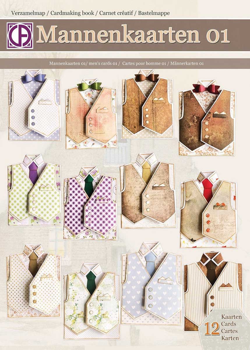Creatief Art Card Kit - Men's Cards 01 [VM65-008]