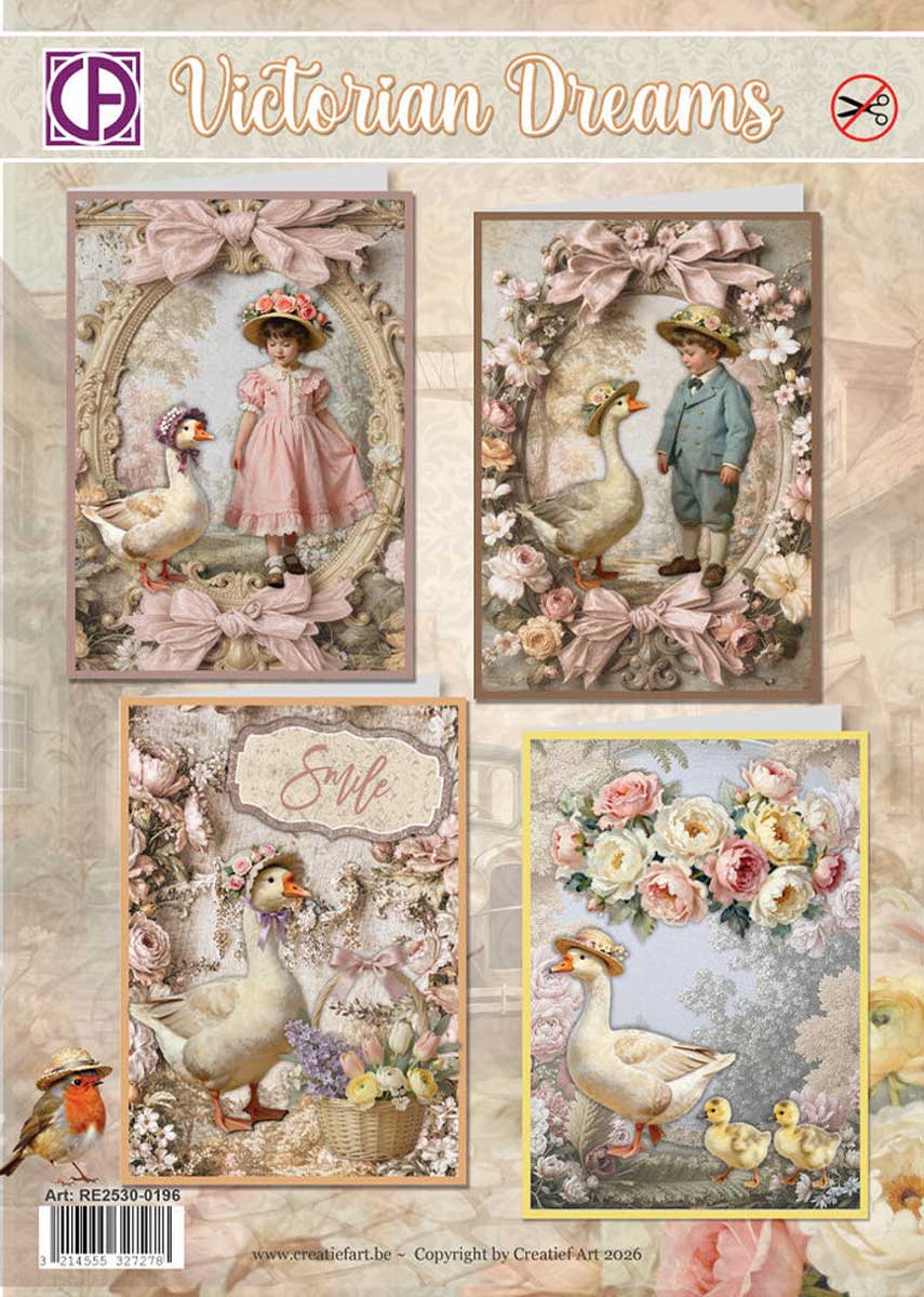 Creatief Art Card Kit - Victorian Dreams [RE2530-0196]