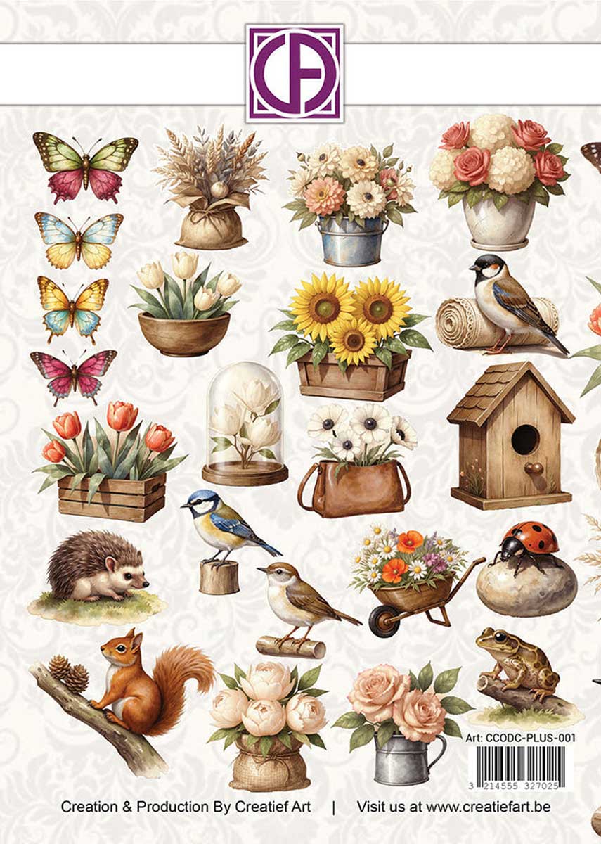 Creatief Art Die Cuts - My Happy Little Garden [CCODC-PLUS-001] - Image 2