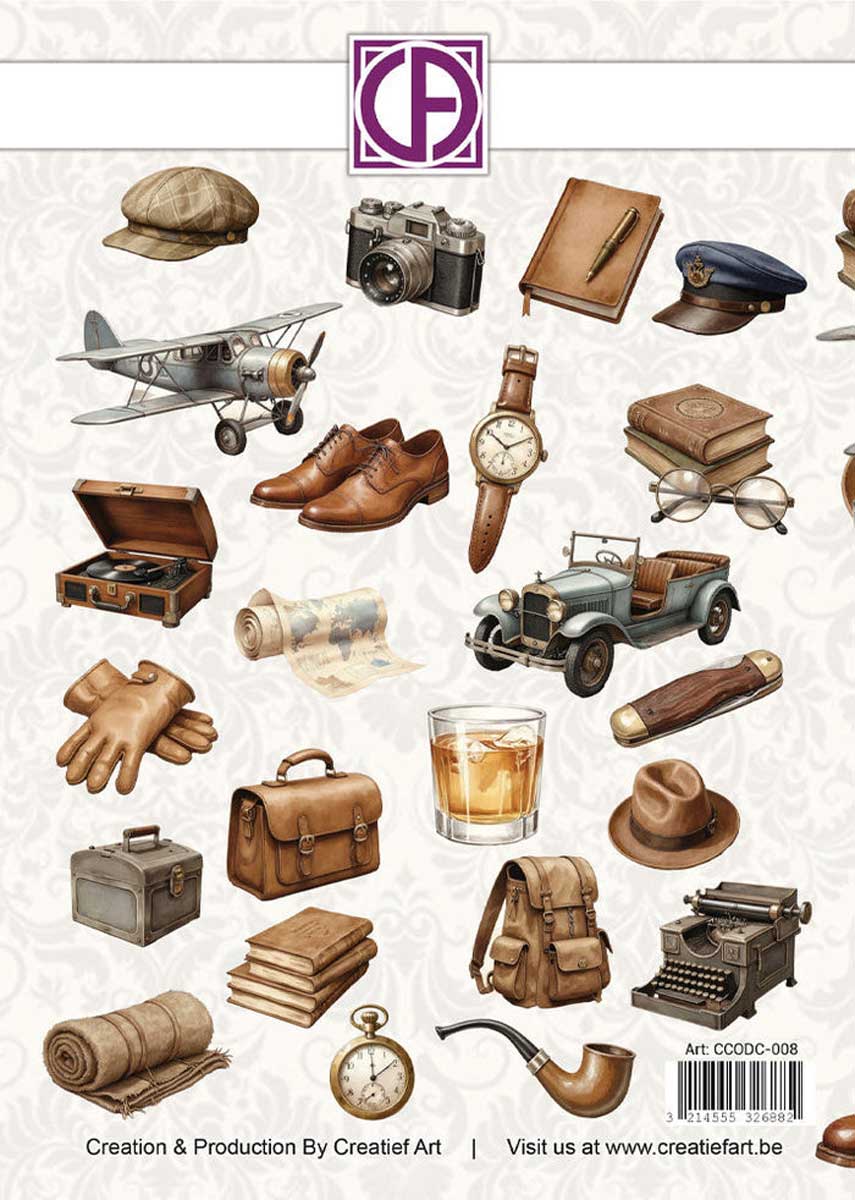 Creatief Art Die Cuts - Vintage Gentlemen [CODC-008] - Image 2