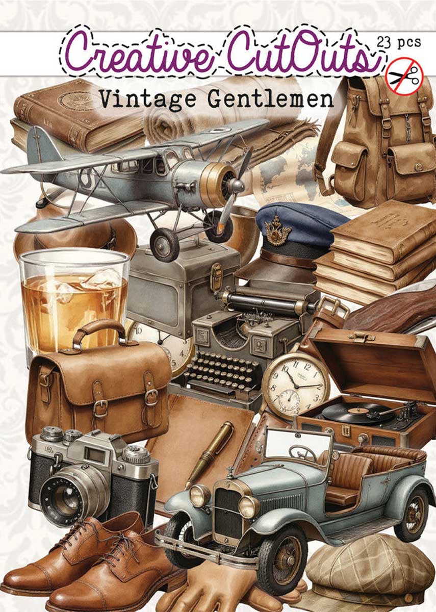 Creatief Art Die Cuts - Vintage Gentlemen [CODC-008]