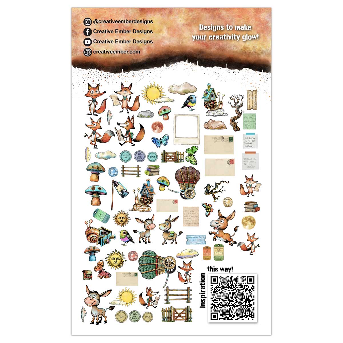 Creative Ember Designs Ephemera - Travellers' Friends [CEDEP002] - Image 2