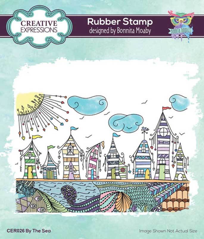 Creative Expressions / Bonnita Moaby Rubber Stamp By The Sea [CER026