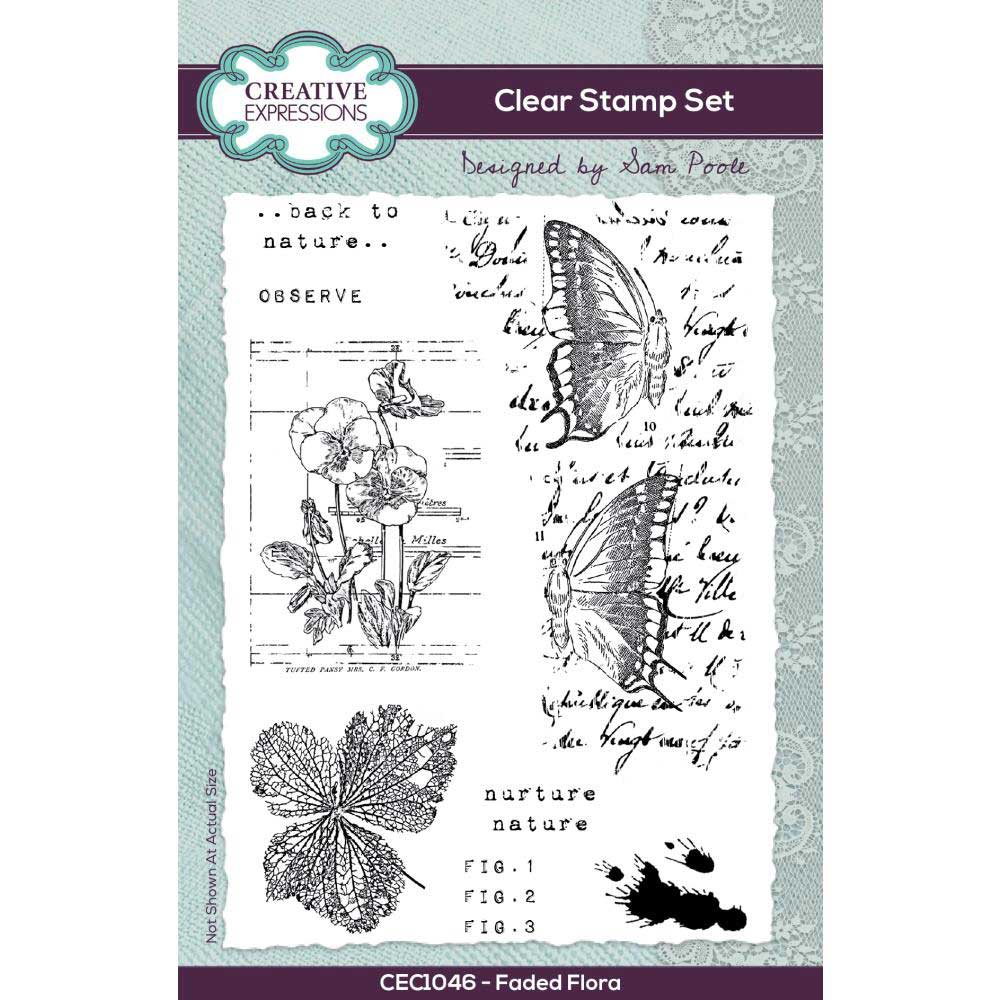 Creative Expressions - Signatures From The Past 1 Clear Stamps by Sam Poole