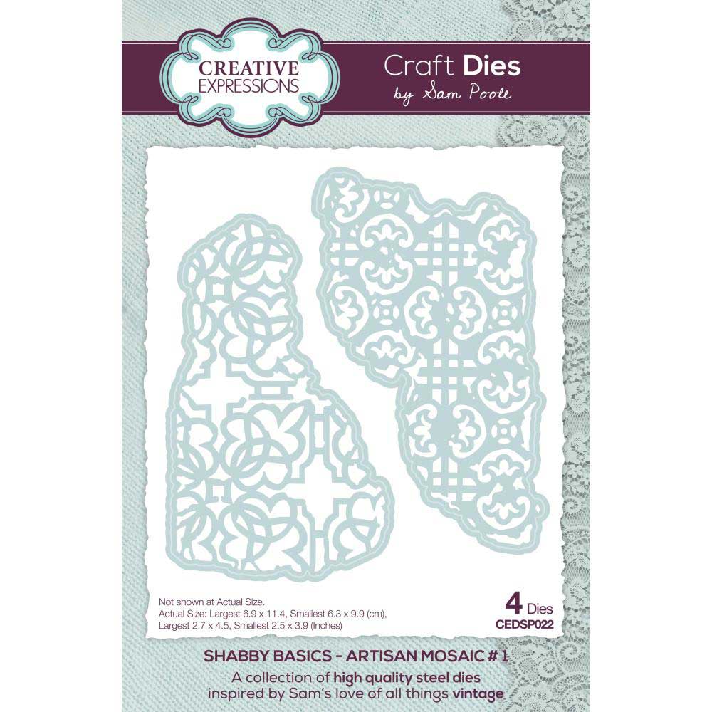 Creative Expressions / Sam Poole Craft Dies - Shabby Basics - Artisan ...