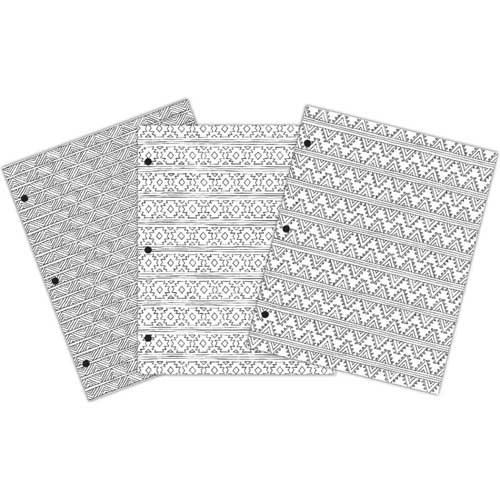 Creative Zen Coloring Folders - Sketchy Tribal [375670] - Image 2