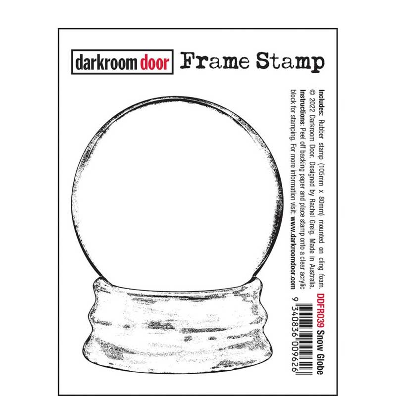 Darkroom Door Frame Cling Stamp - Snow Globe [DDFR039]