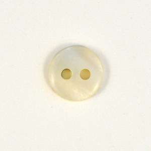 Polyester Button - [170401] 11mm, White
