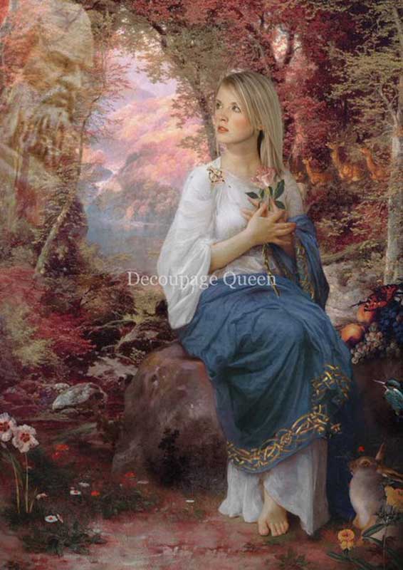 Decoupage Queen A4 Rice Paper - Howard David Johnson - Brigit Celtic ...