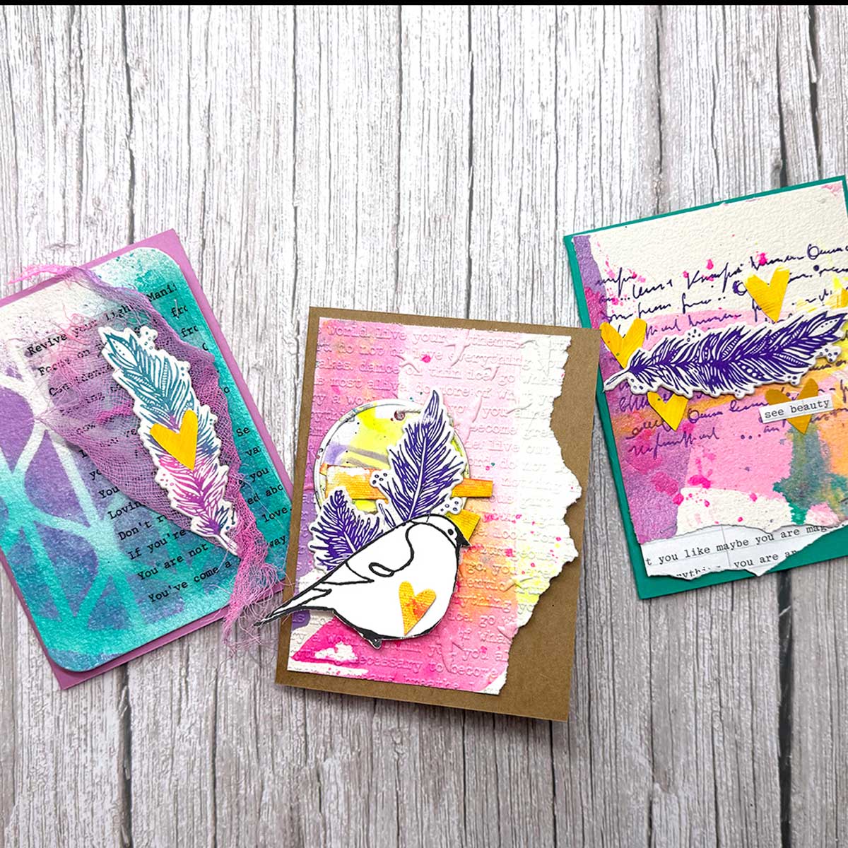 Dina Wakley Media Cotton Watercolor Panels [MDJ92353] - Image 2