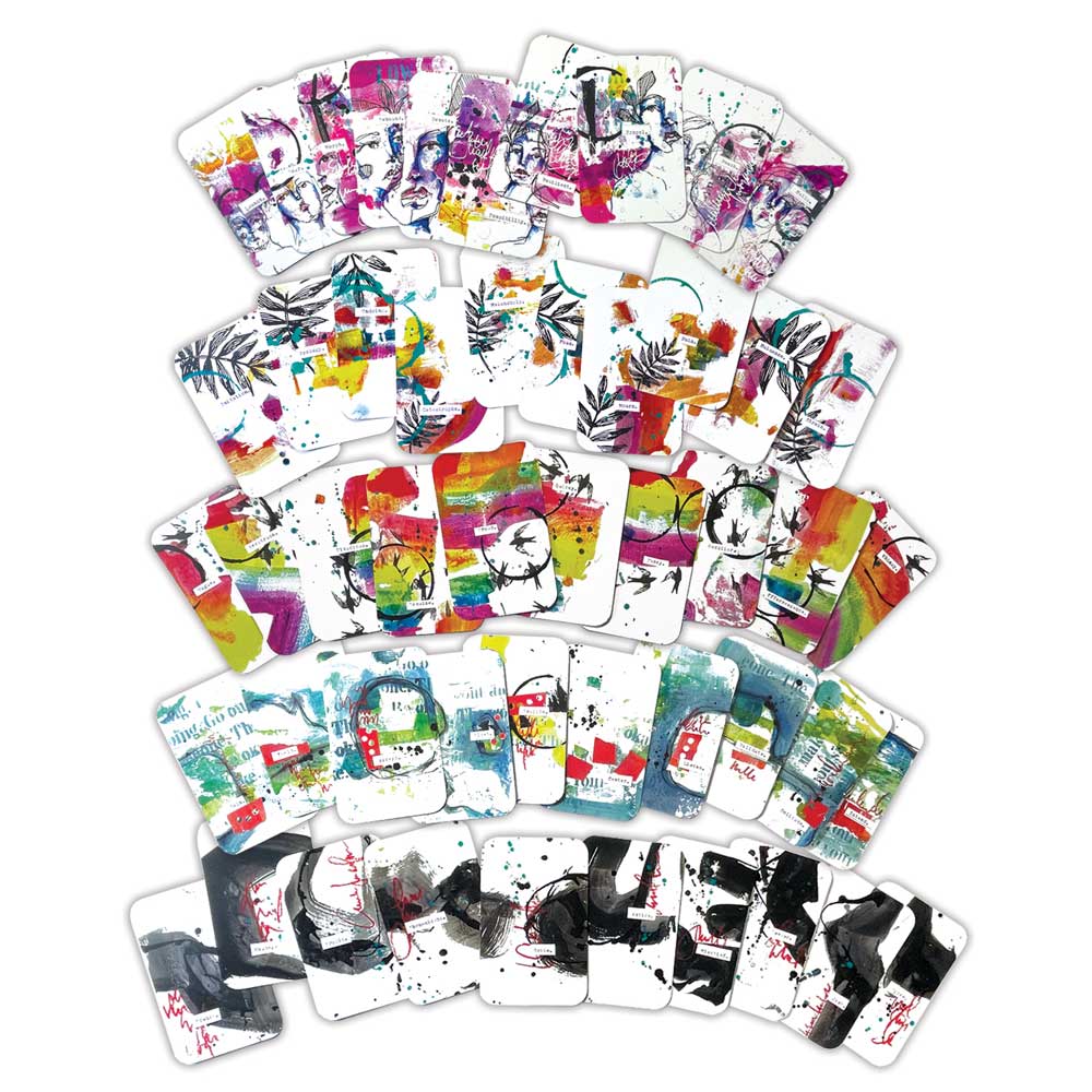 Dina Wakley Media Art Cards - Deck 1 [MDA85621] - Image 2