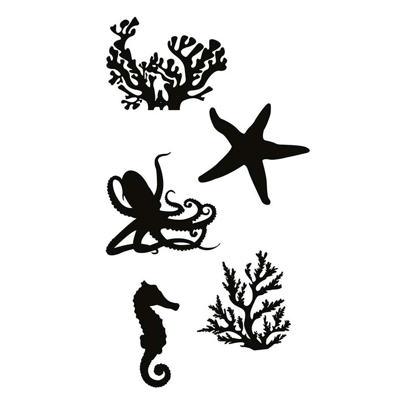 Dina Wakley Media Chipboard Shapes - Ocean [MDA69287] - Image 2