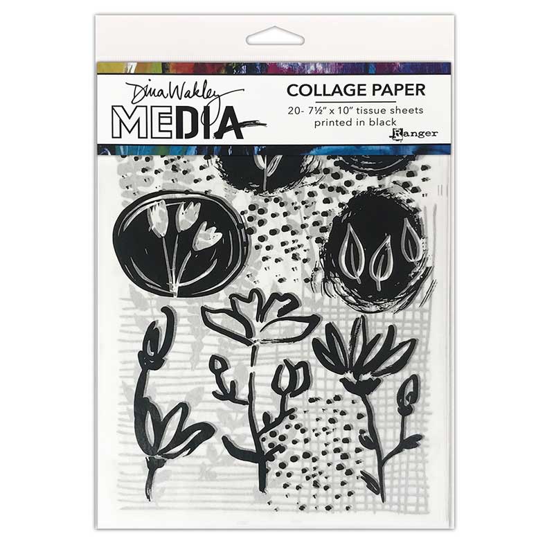 Dina Wakley Media Collage Paper - Grid