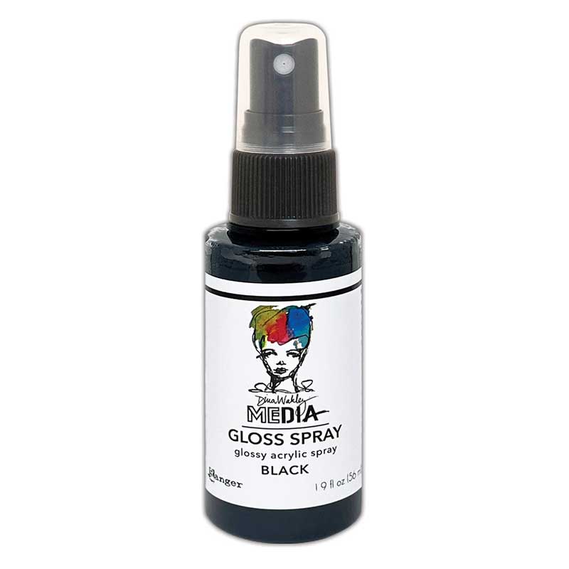 Dina Wakley Media Gloss Spray - Black - Joggles.com