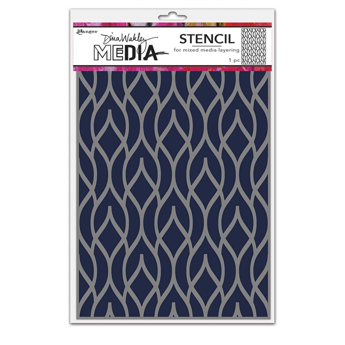 Dina Wakley Media Stencil - Pointy Fence [MDS87724]