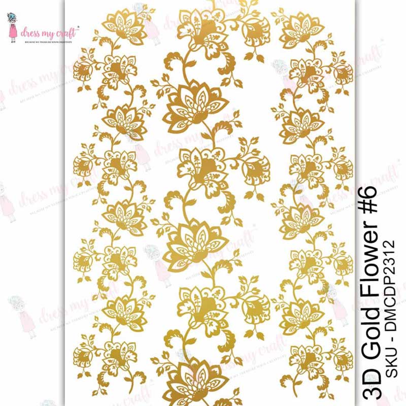 Shop Vintage Flowers Dress My Craft Transfer Me Papers for DIY Crafts –  Decoupage Napkins.Com