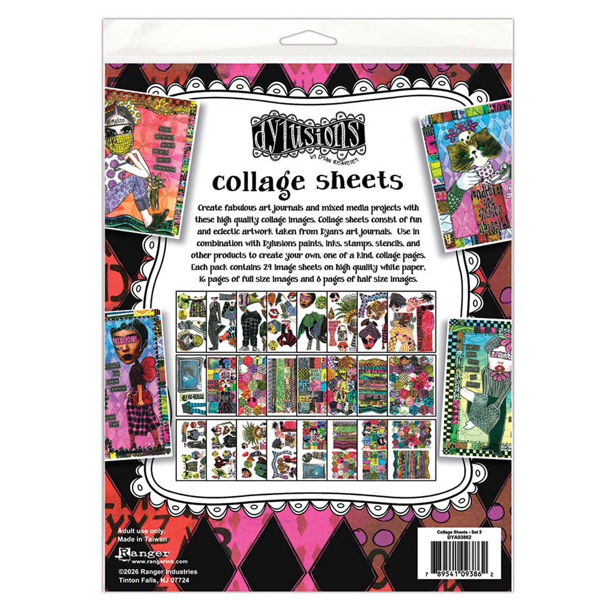 Dylusions Collage Sheets - Set 5 [DYA93862] - Image 2