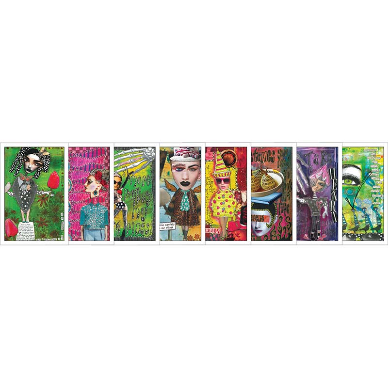 Dylusions Postcards Set 3 [DYA70740] - Image 2