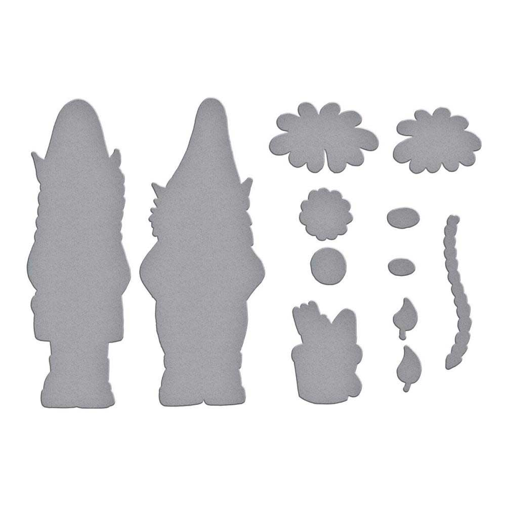 Dylusions / Spellbinders Cutting Dies - Gnome Sweet Gnome [S7-254] - Image 2