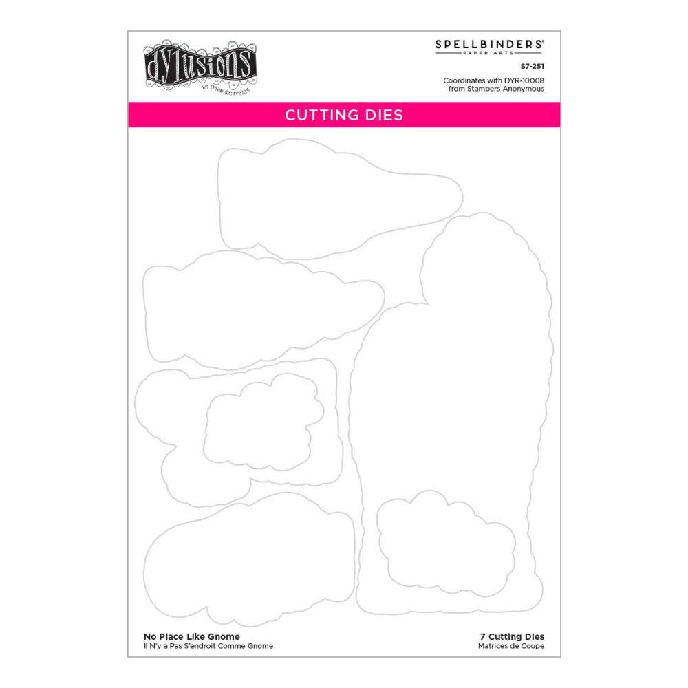 Dylusions / Spellbinders Cutting Dies - No Place Like Gnome [S7-251]