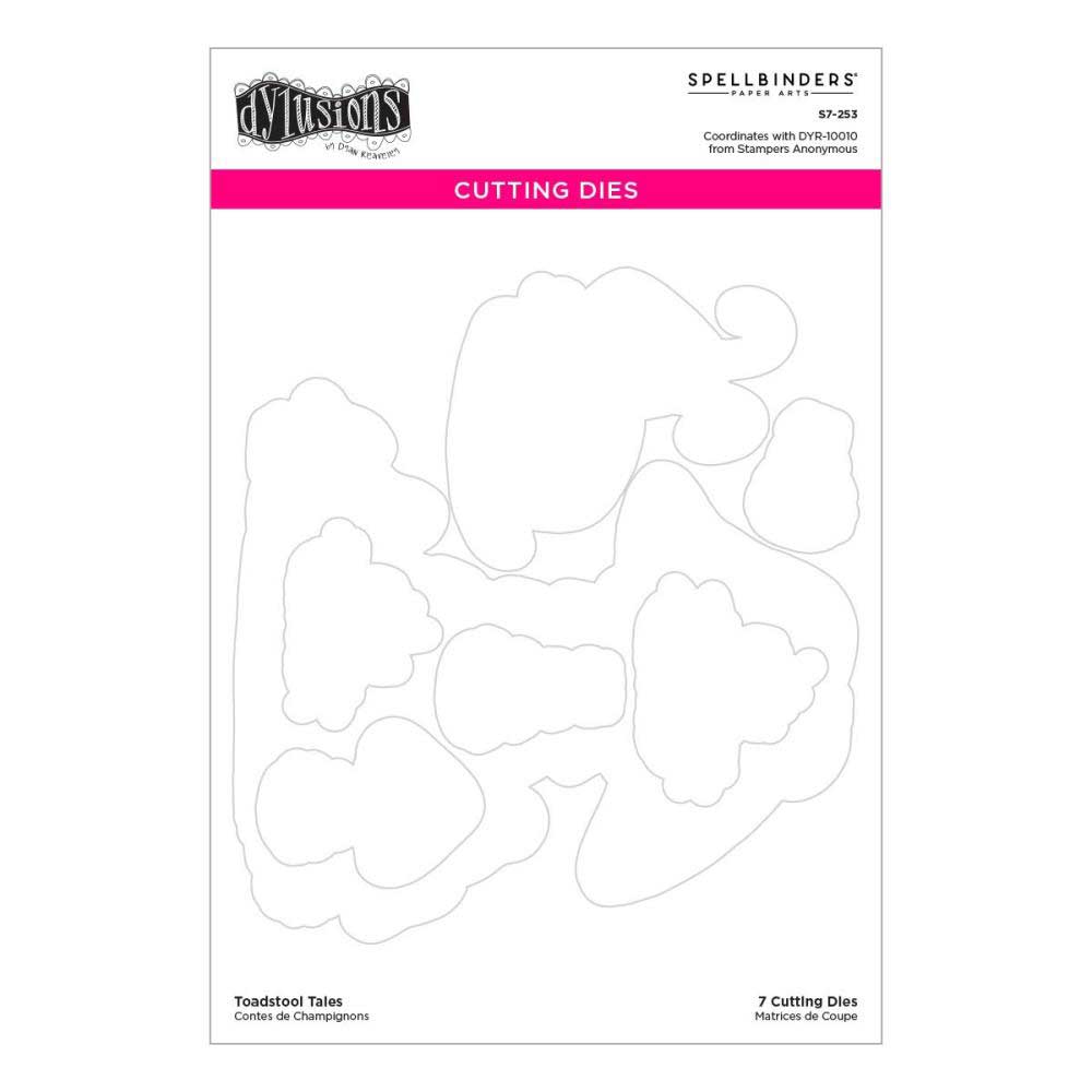 Dylusions / Spellbinders Cutting Dies - Toadstool Tales [S7-253]