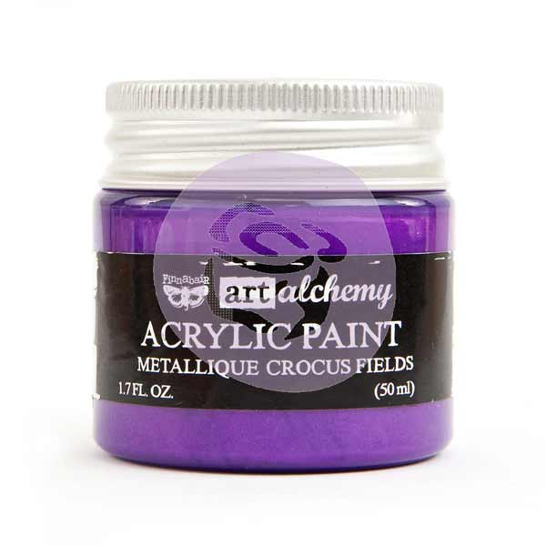 Finnabair Art Alchemy Liquid Acrylic Paint 1 Fluid Ounce-Crimson -  655350968298