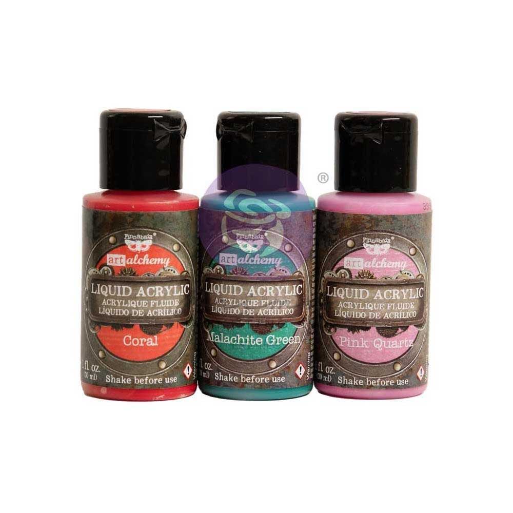 Finnabair Art Alchemy Liquid Acrylic Paint Set - Precious [969936] - Image 2