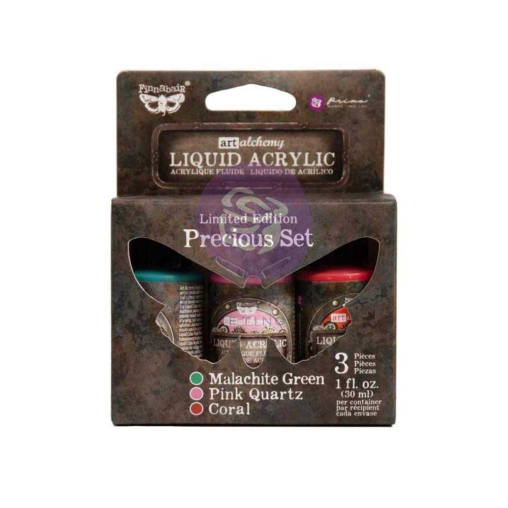 Finnabair Art Alchemy Liquid Acrylic Paint Set - Precious [969936]