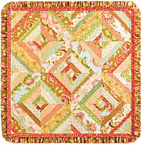 Freshcut by Heather Bailey - [D1587-0418] Dotted Paisley, Green - Image 3