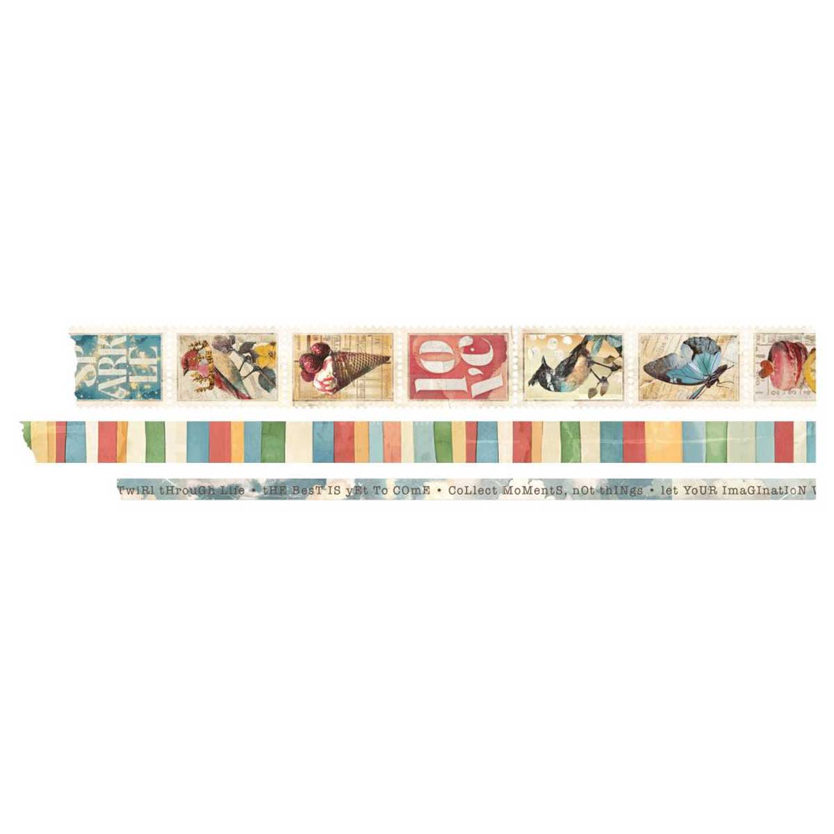 Graphic 45 Journaling Through Time Collection - Washi Set [4503145] - Image 2