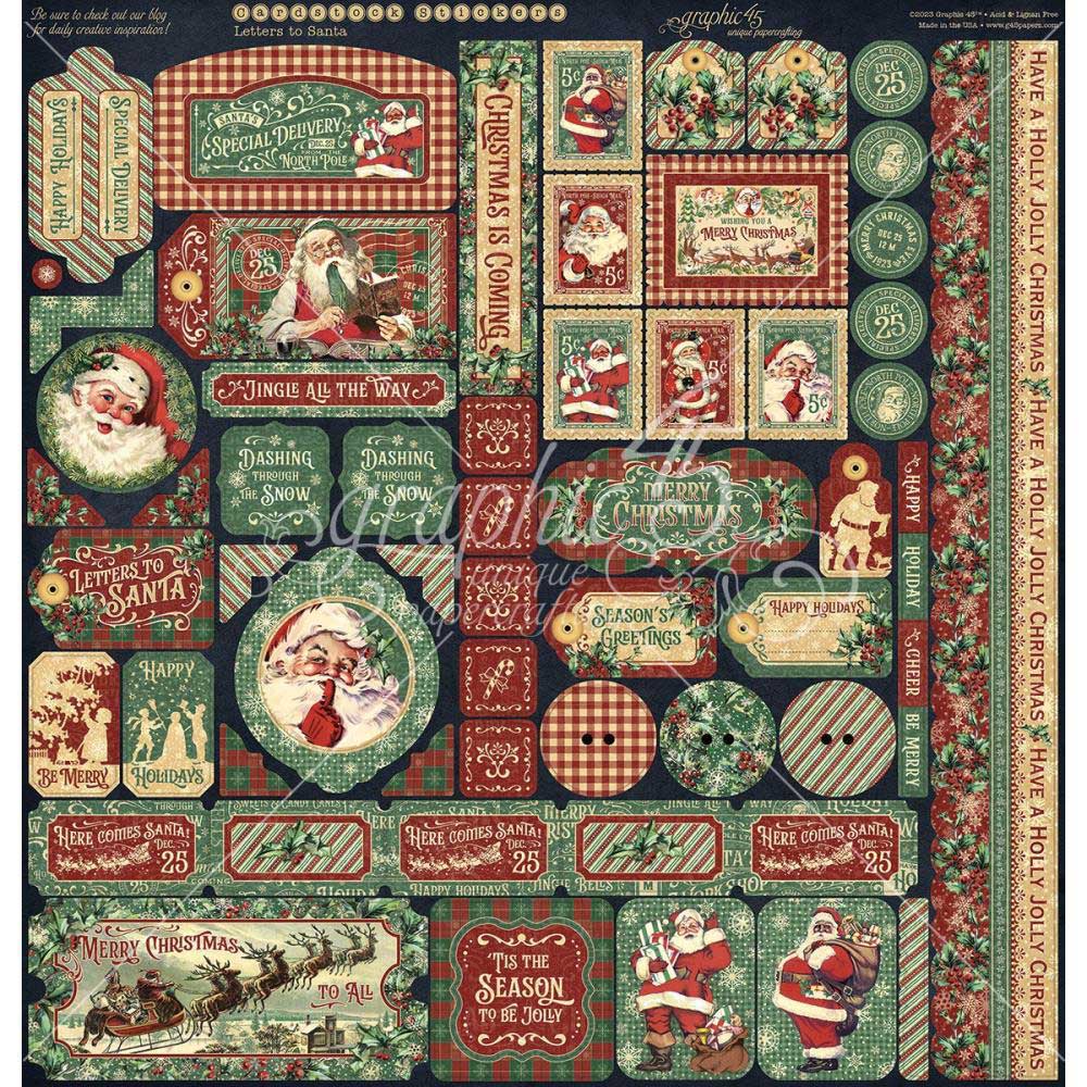 Graphic 45 Letters To Santa Collection - 12" x 12" Collection Pack [4502697] - Image 2
