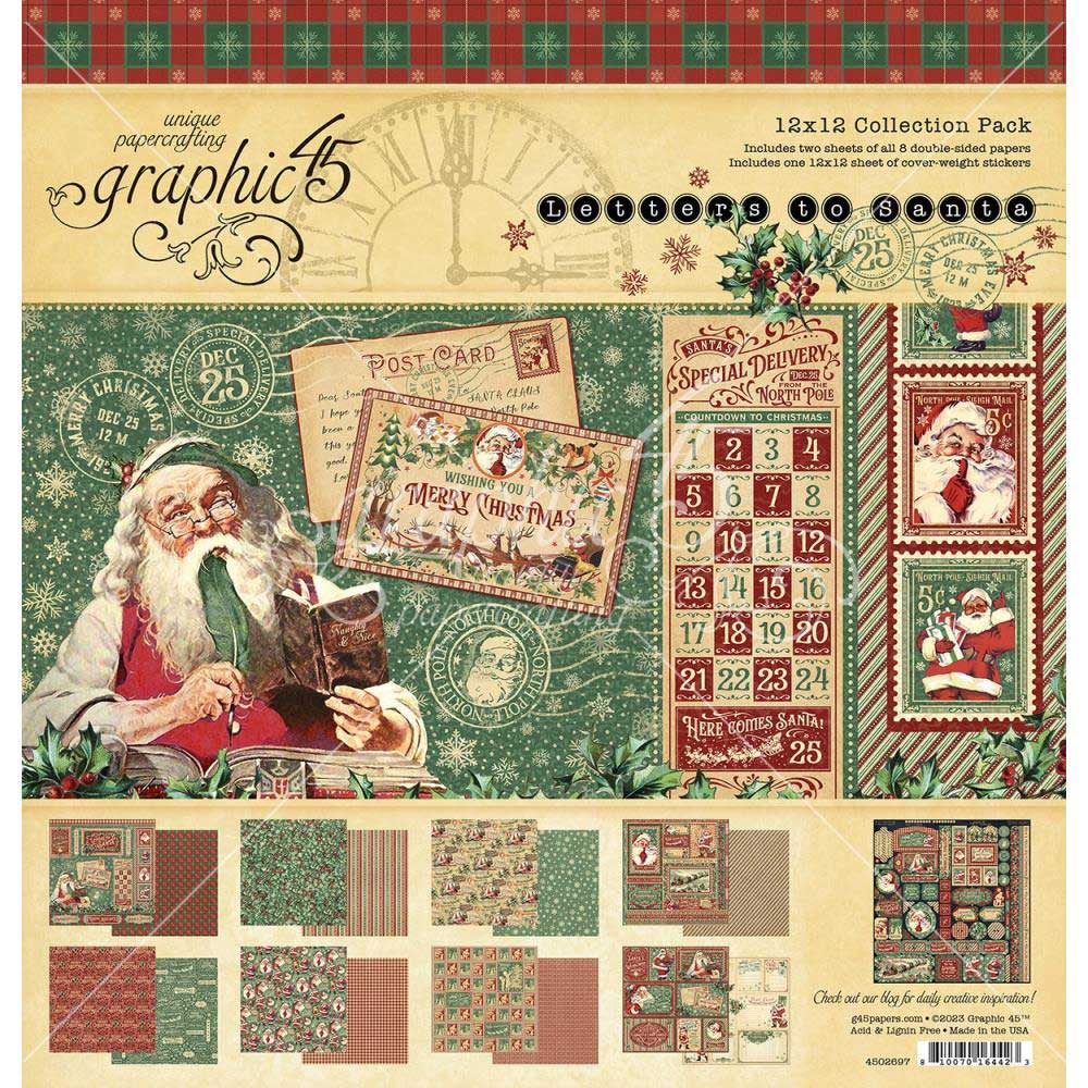Graphic 45 Letters To Santa Collection - 12" x 12" Collection Pack [4502697]