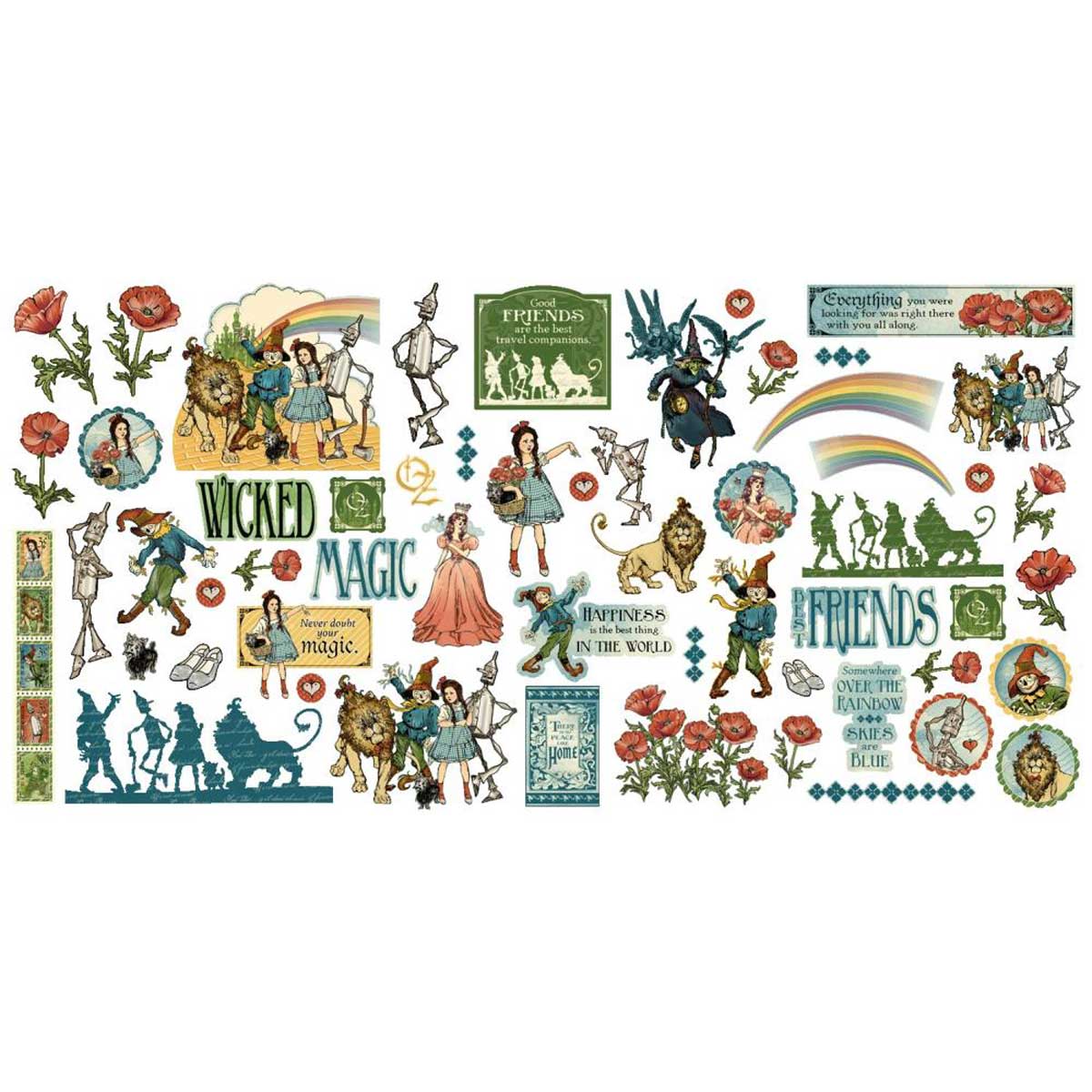 Graphic 45 Wonder Of Oz Collection - Ephemera Assortment [4503124] - Image 2