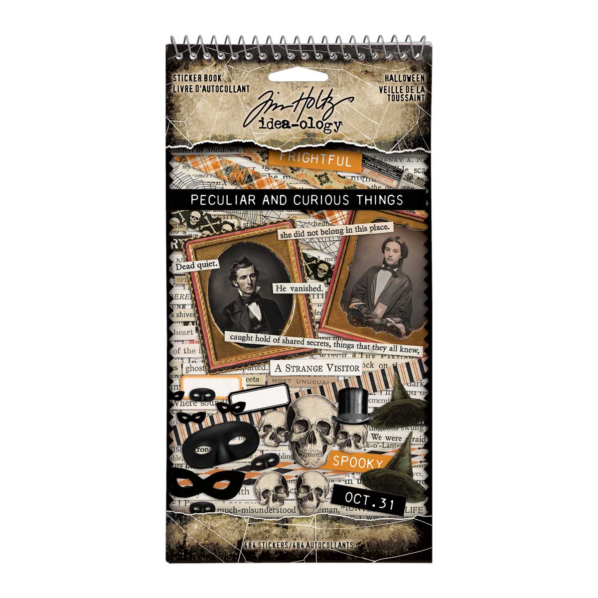 Halloween 2025 Idea-ology By Tim Holtz - [TH94442] Sticker Book