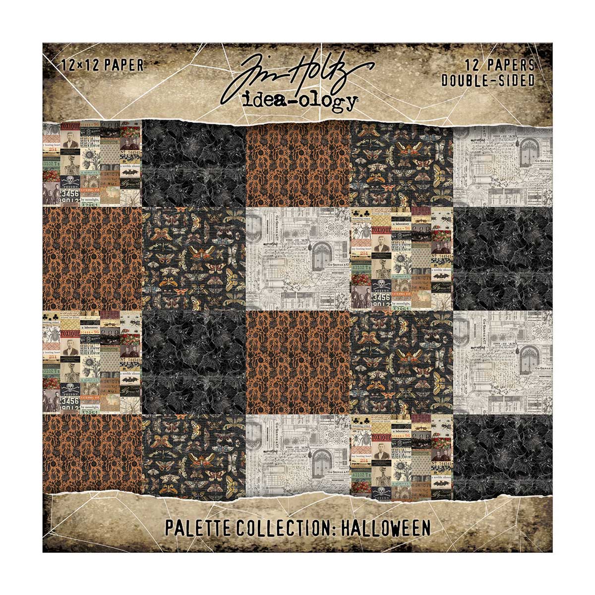 Halloween 2026 Idea-ology By Tim Holtz Palette Collection 12" x 12" Paper Pad [TH4467]