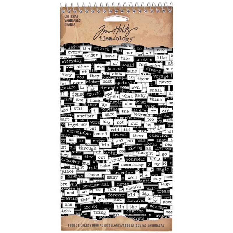 Idea-ology by Tim Holtz - [TH92998] Chit Chat Stickers