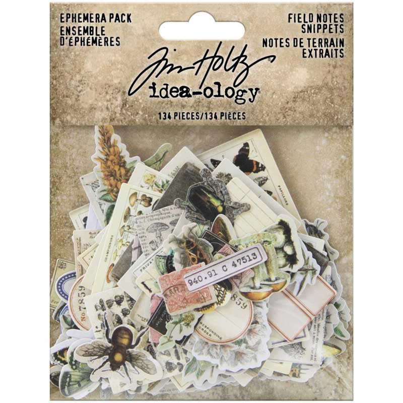 Idea-ology by Tim Holtz - [TH94049] Ephemera Pack - Field Notes Snippets