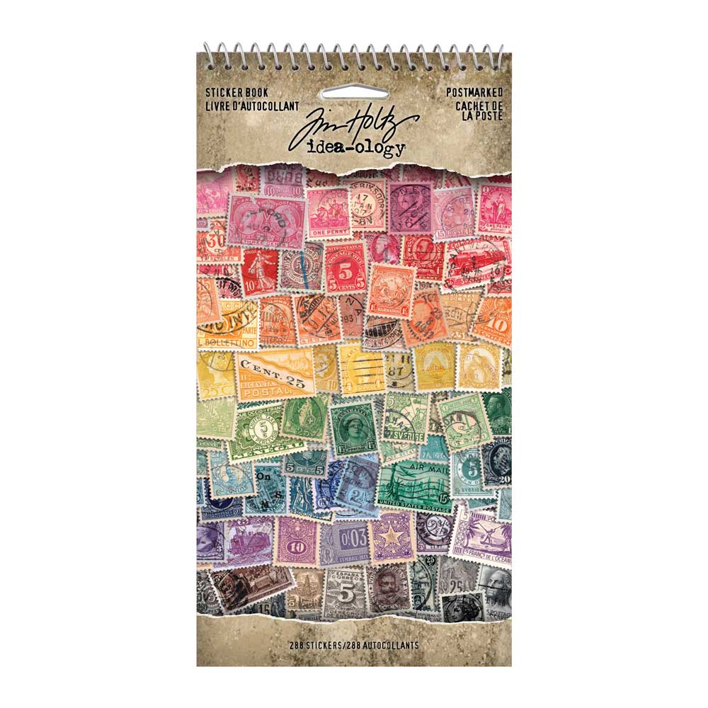 Idea-ology by Tim Holtz - [TH94387] Sticker Book - Postmarked