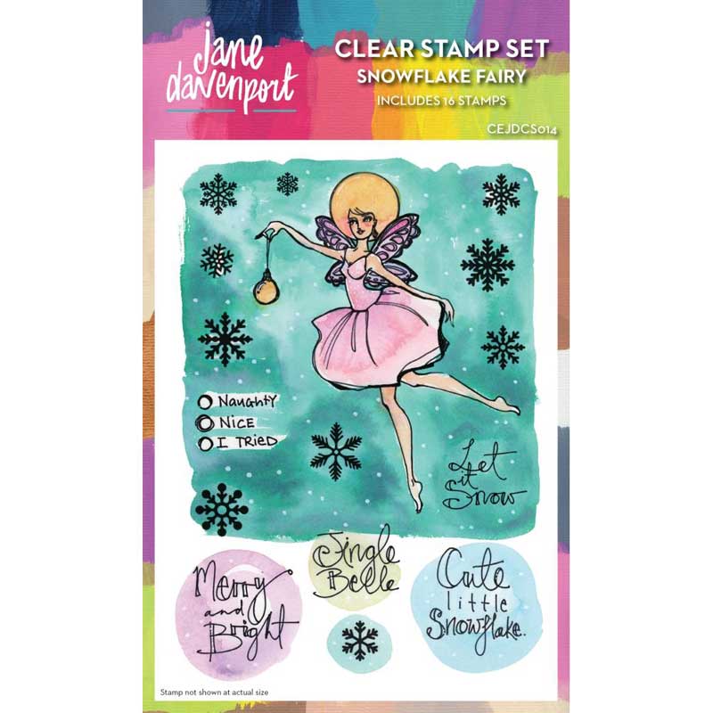Jane Davenport Clear Stamp Set Snowflake Fairy [CEJDCS014]