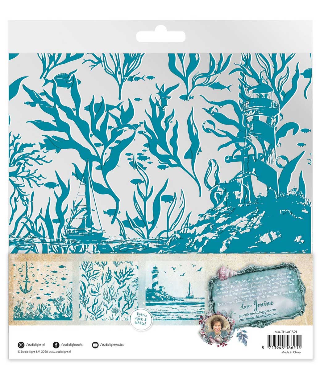 Jenine's Mindful Art Tide Of Hope Collection - Acetate Sheets [JMA-TH-ACS21] - Image 2